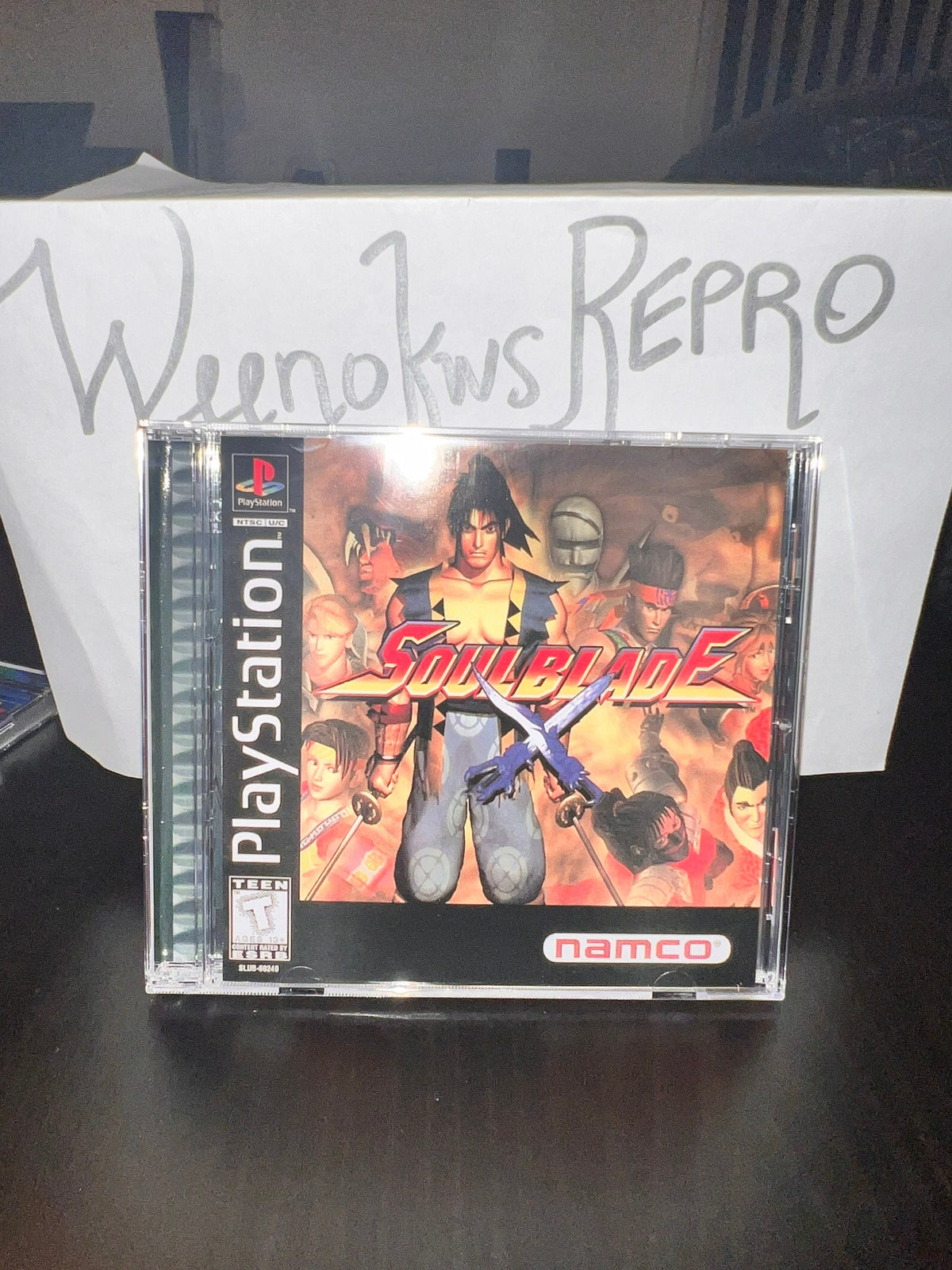 Soul Blade REPLACMENT CASE No Disc! Ps1