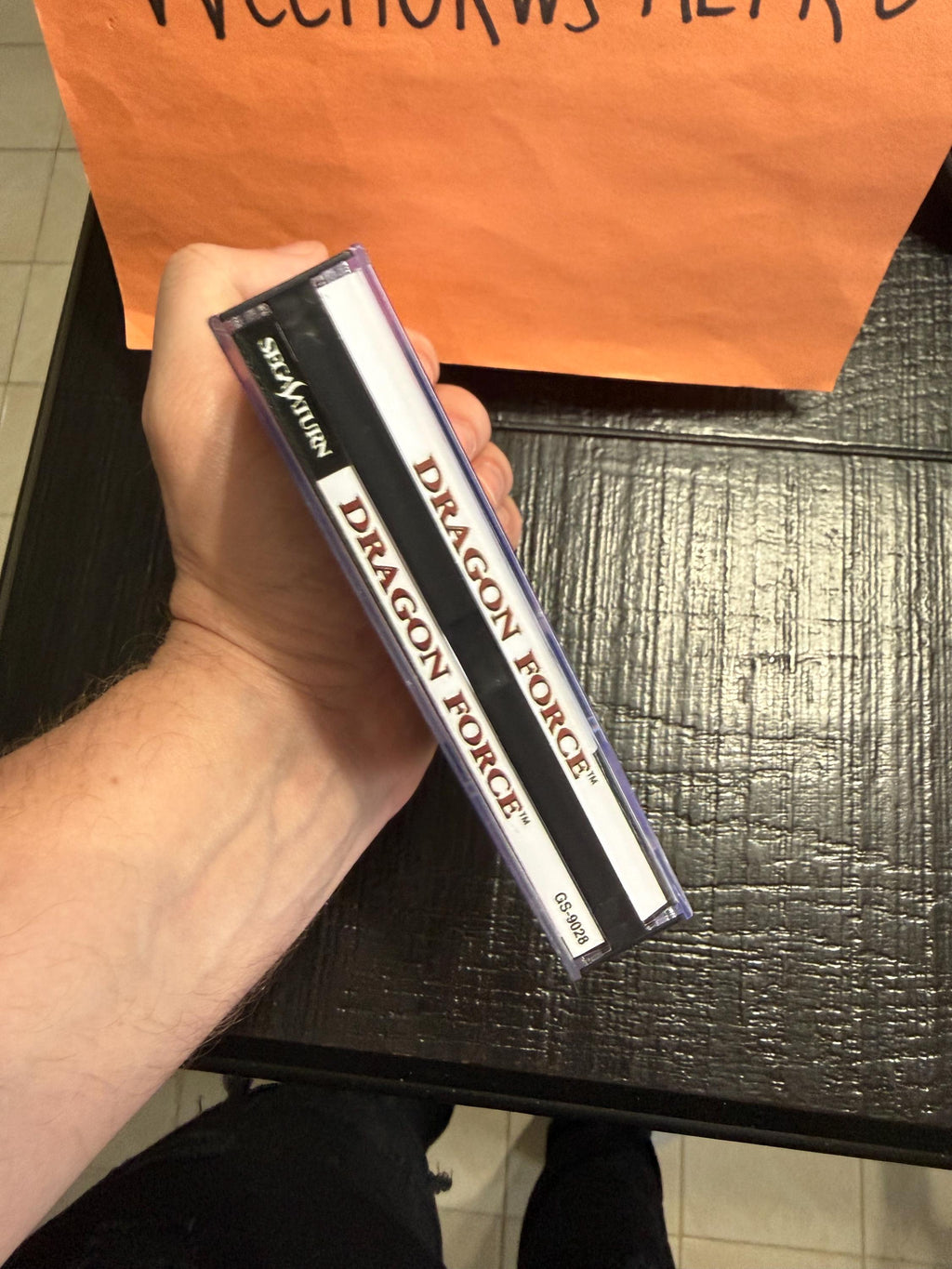 Dragon Force REPLACEMENT CASE No game!! Sega Saturn Japan Thick