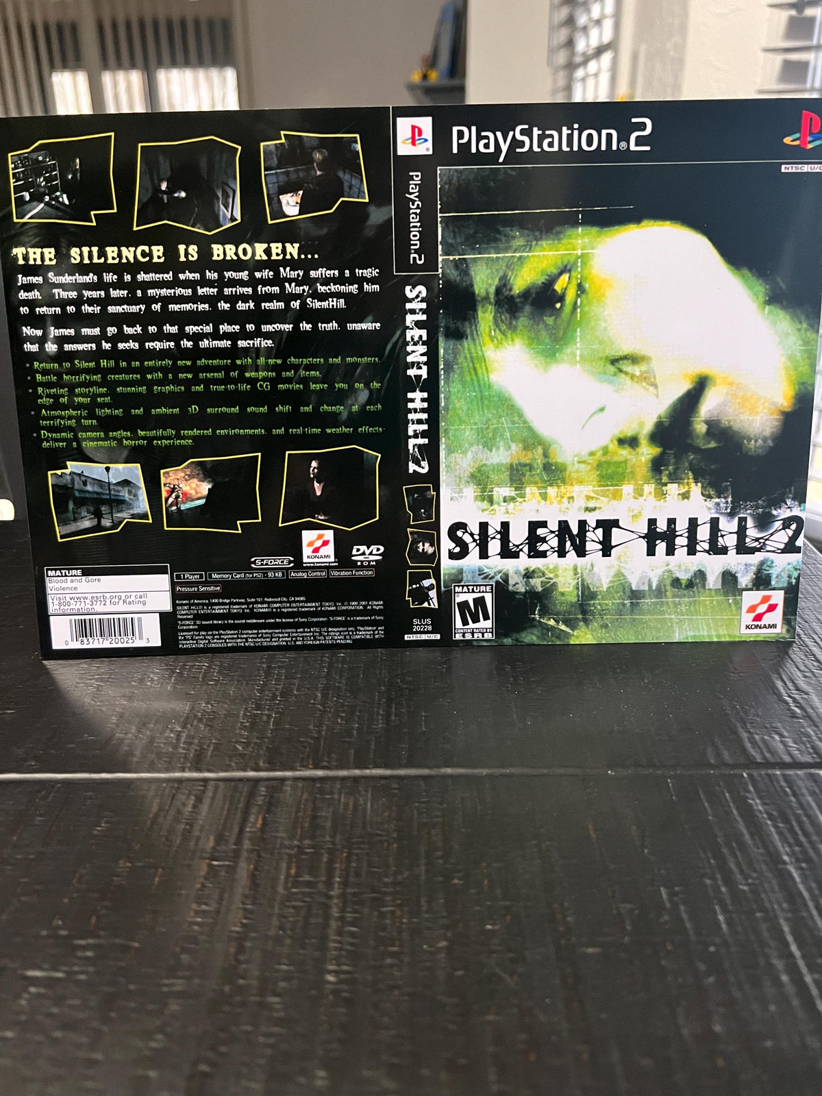 Silent Hill 2 REPLACEMENT Art Only No Disc No Case ps2