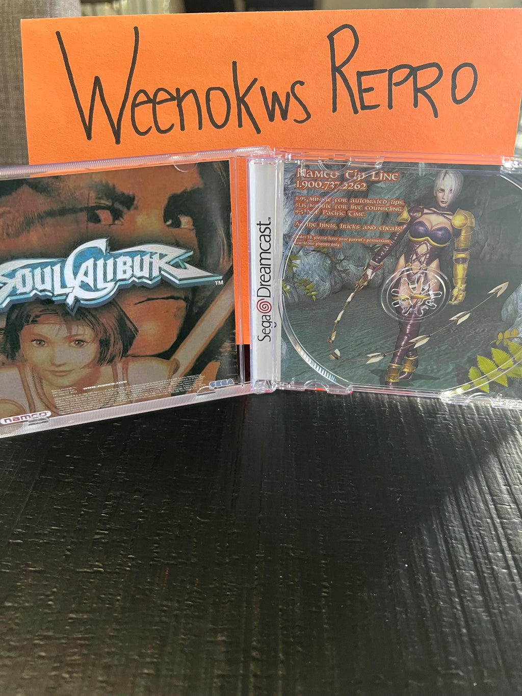 Soul Caliber REPRODUCTION CASE No Disc Dreamcast