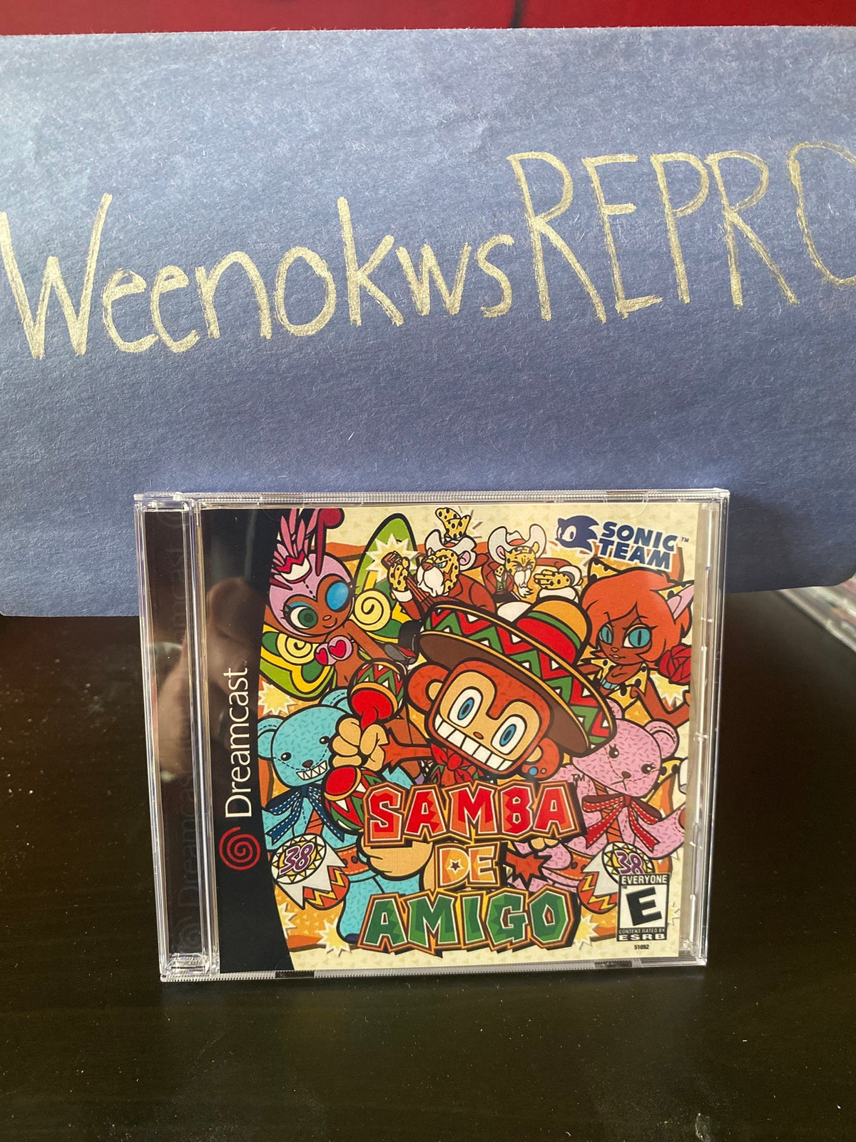 Samba De Amigo REPRODUCTION CASE No Disc Dreamcast