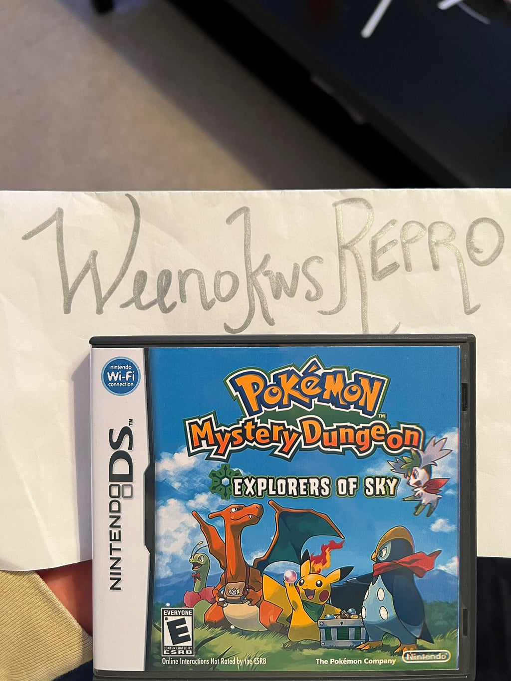 Pokémon Pokemon Explorers of Sky REPLACEMENT CASE No Game! Nintendo Ds