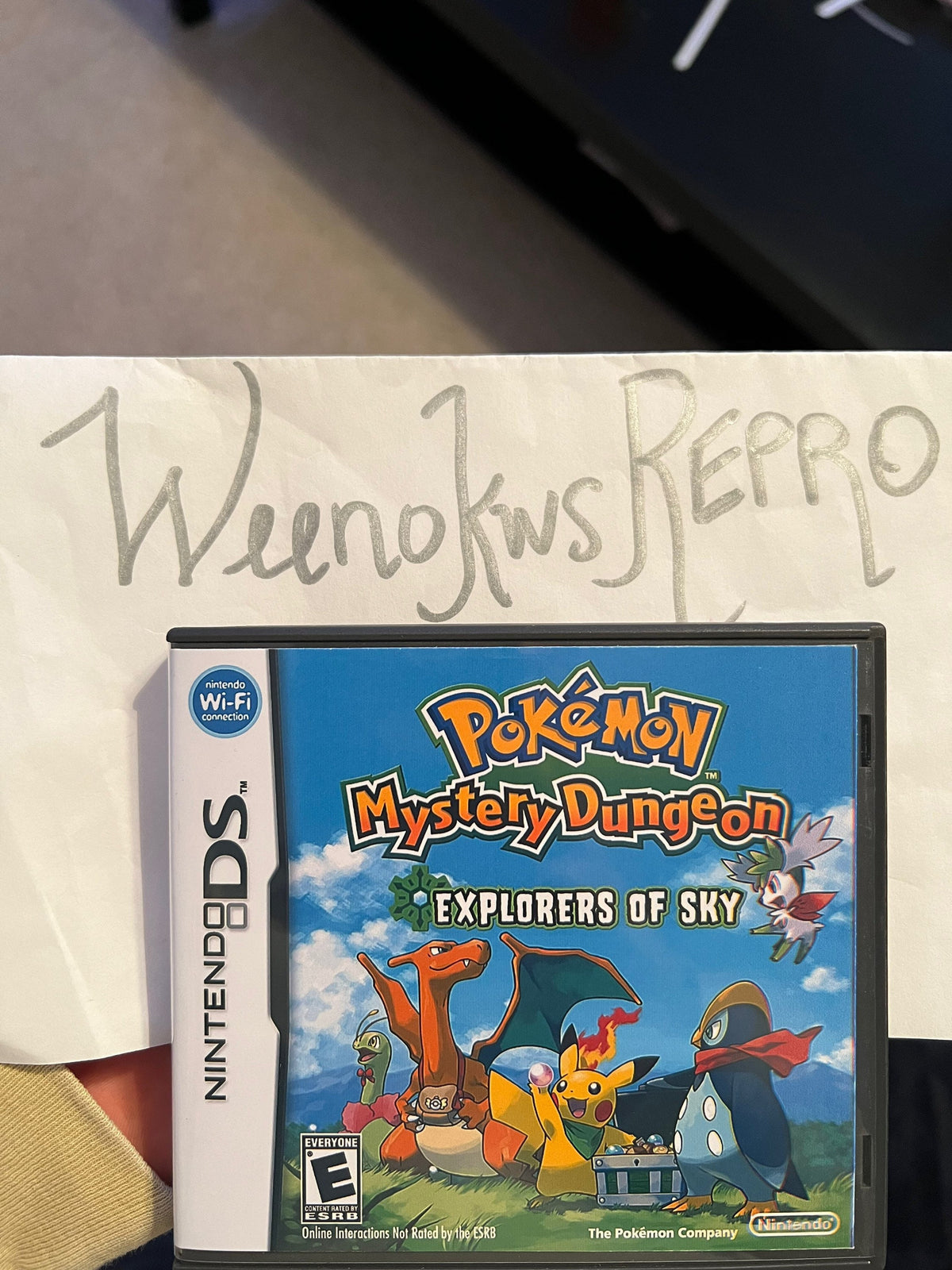 Pokémon Pokemon Explorers of Sky REPLACEMENT CASE No Game! Nintendo Ds