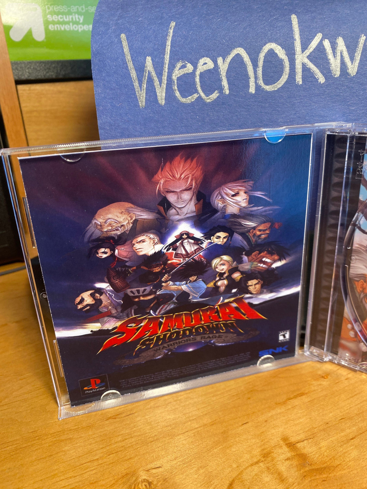 Samurai Showdown REPLACEMENT CASE No Disc ps1