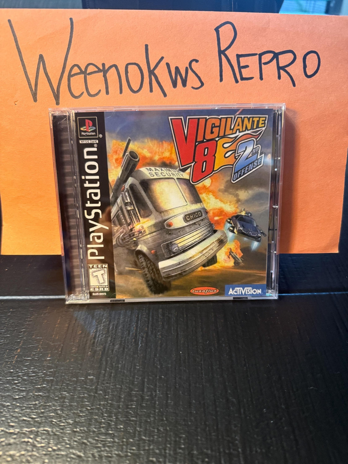 Vigilante 8 2nd Offense REPLACMENT CASE No Disc ps1
