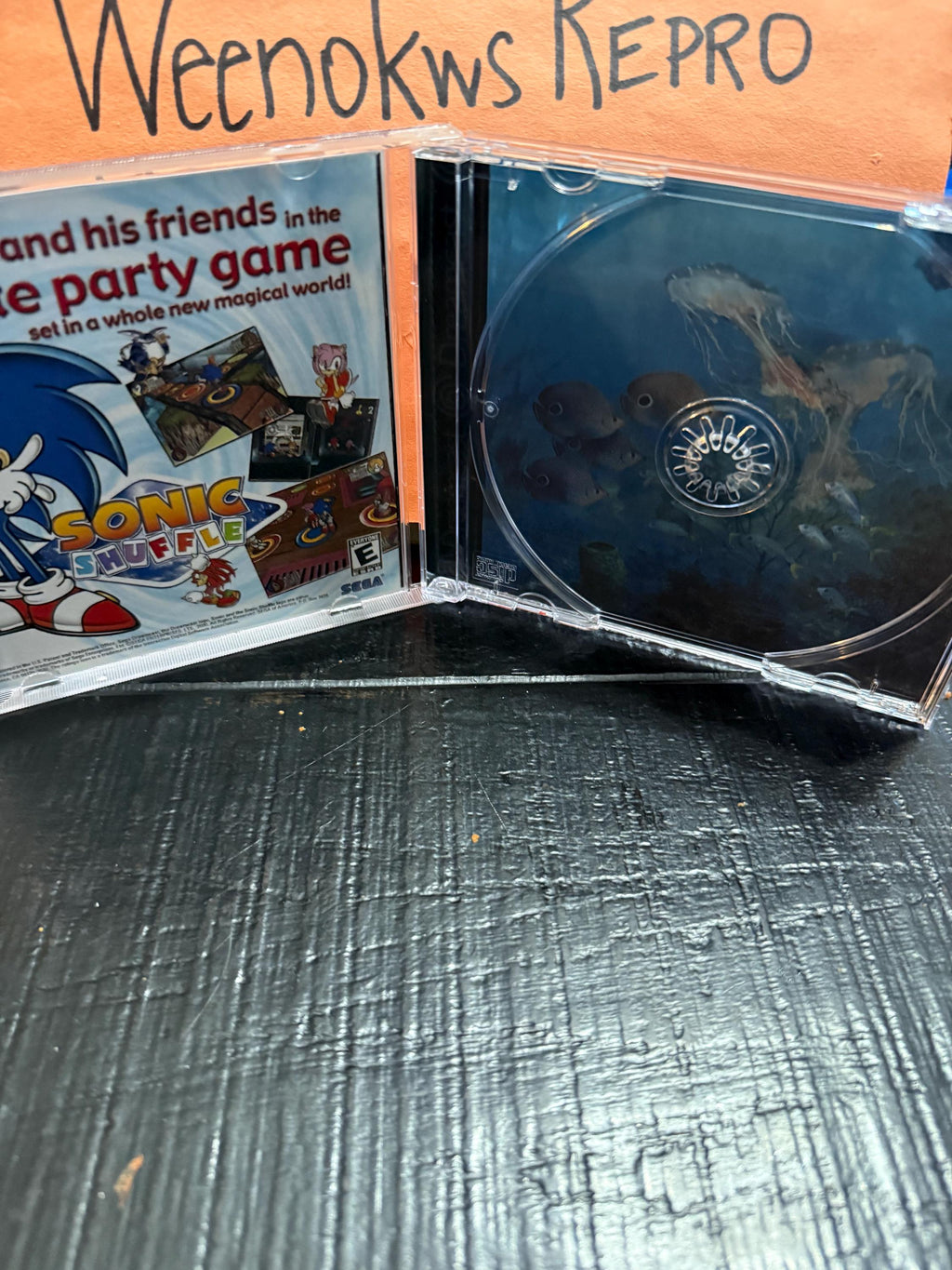 Ecco The Dolphin Defender of the Future REPRODUCTION CASE No Disc Dreamcast