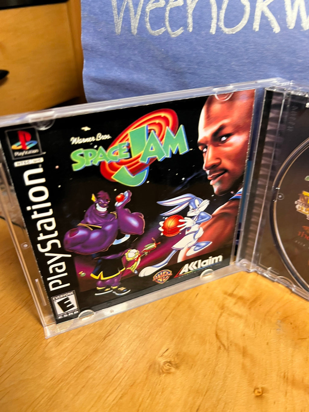 Space Jam REPLACMENT CASE No Game! Ps1