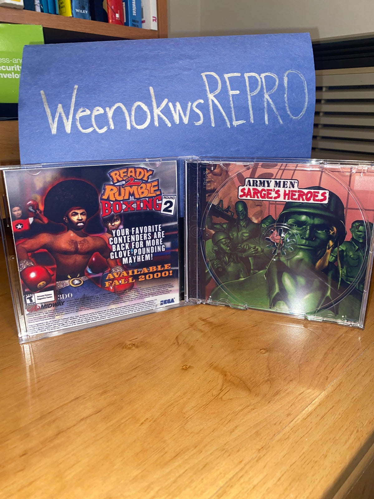Army Men Sarge’s Heroes REPRODUCTION CASE No Disc Dreamcast