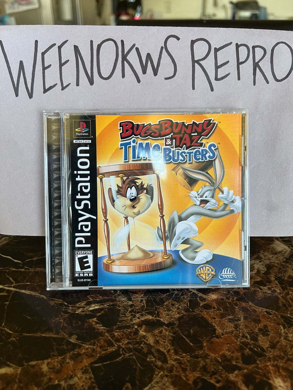 Bugs Bunny & Taz Time Busters REPLACMENT CASE No Disc! Ps1