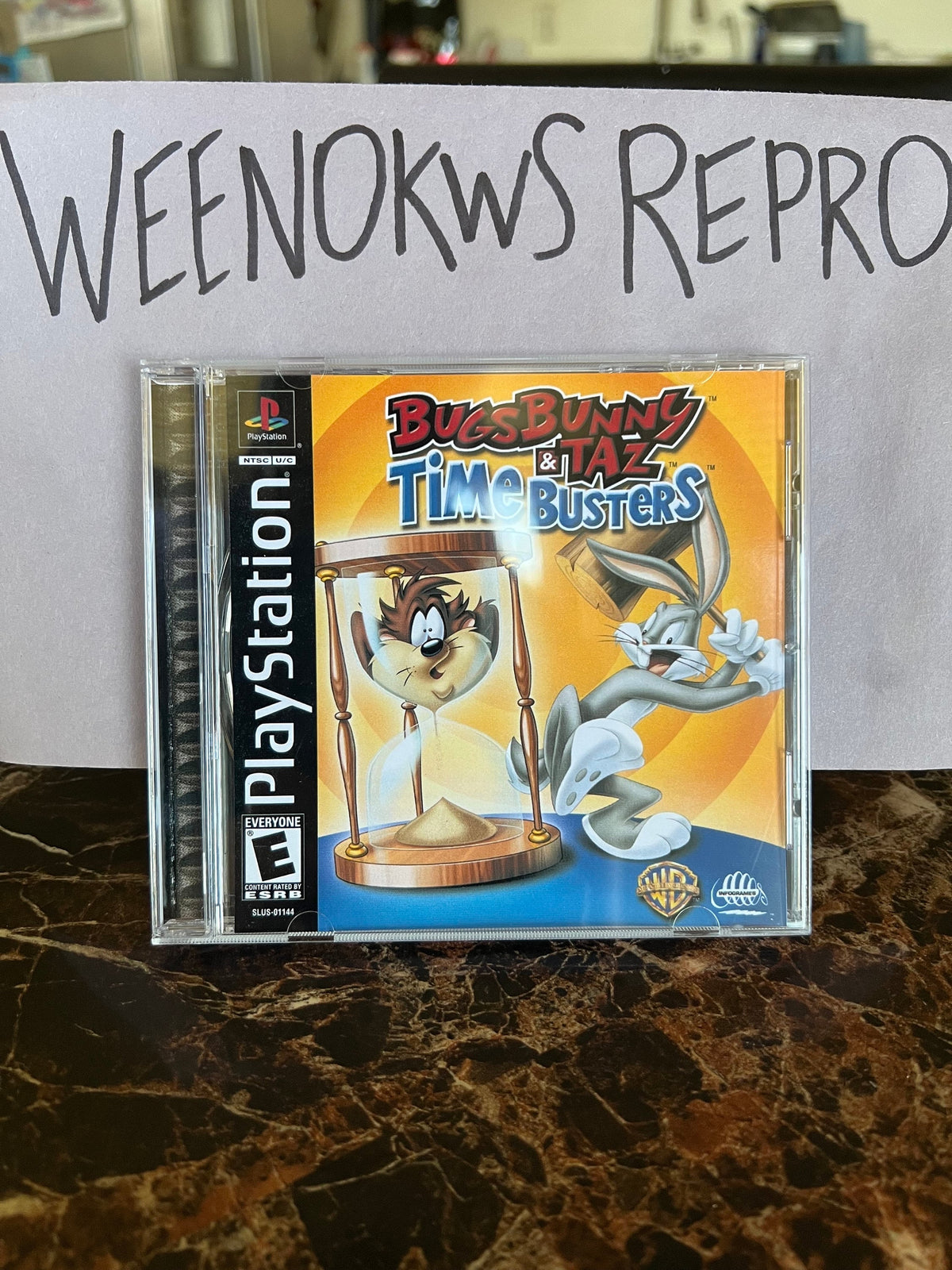 Bugs Bunny & Taz Time Busters REPLACMENT CASE No Disc! Ps1
