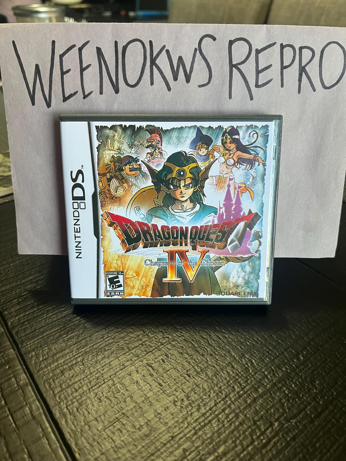 Dragon Quest IV 4 REPLACEMENT CASE No Game!! Nintendo Ds