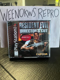 Resident Evil 1 Directors Cut REPLACMENT CASE No Game! Ps1 Thick Case