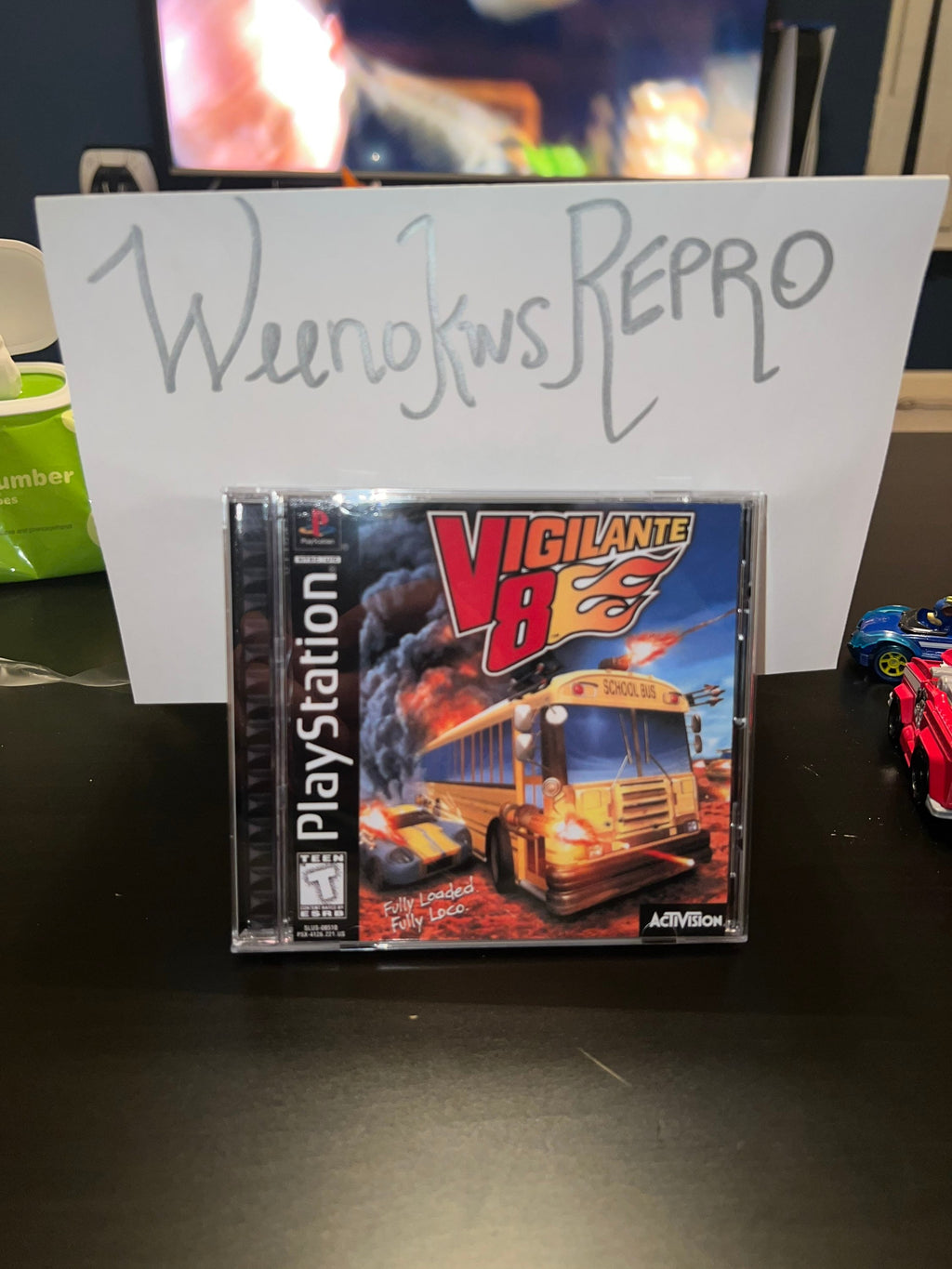 Vigilante 8 REPLACMENT CASE No Disc! Ps1