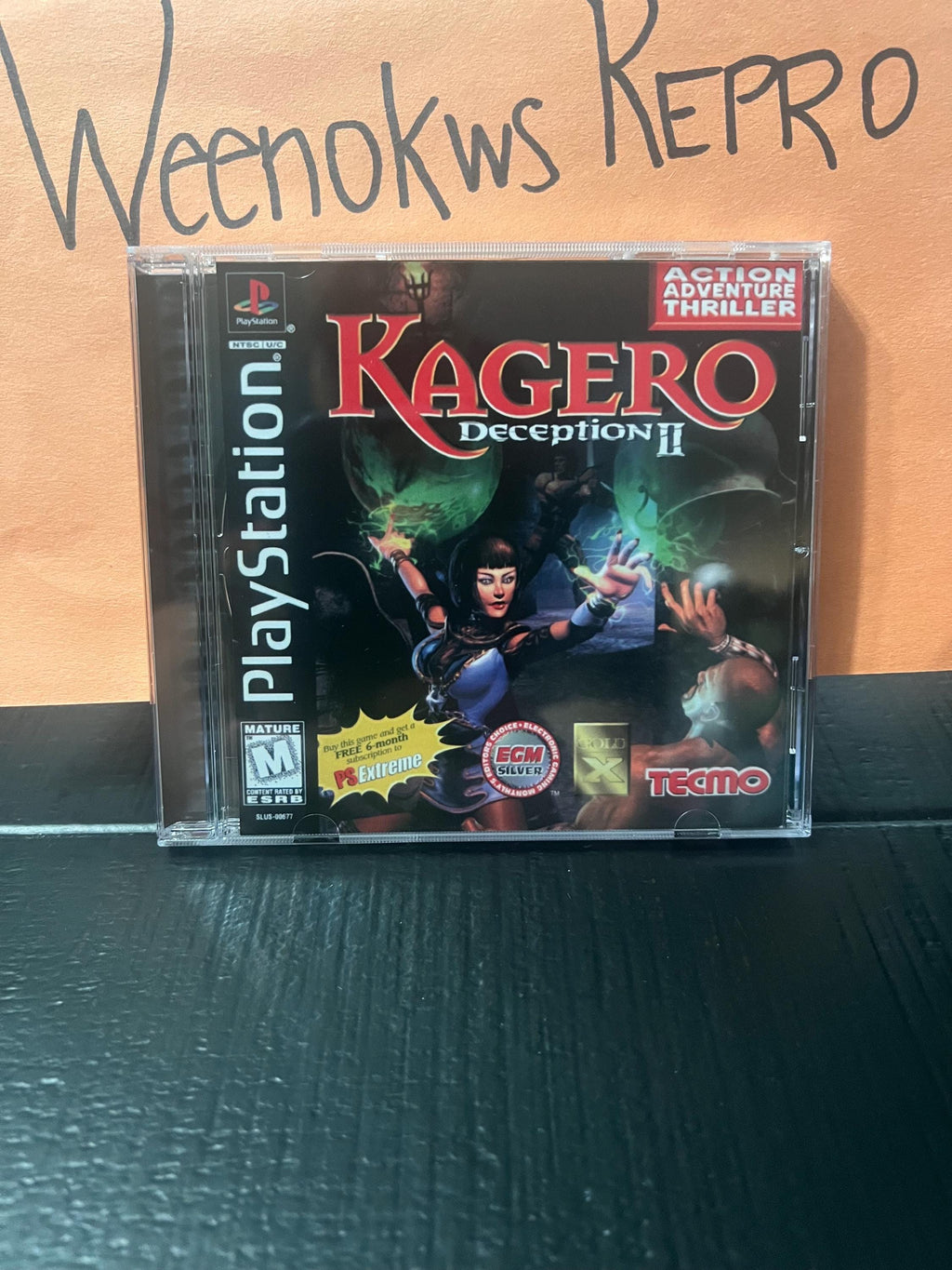 Kagero Deception II REPLACMENT CASE No Game! Ps1