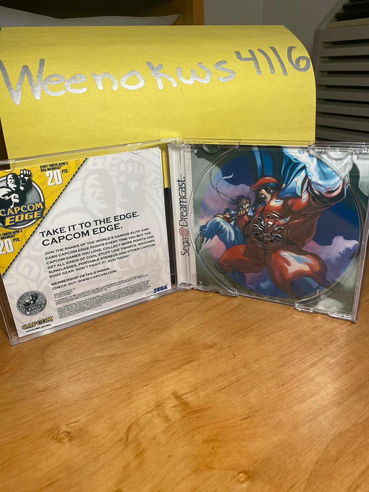 Street Fighter Alpha 3 REPRODUCTION CASE No Disc Dreamcast