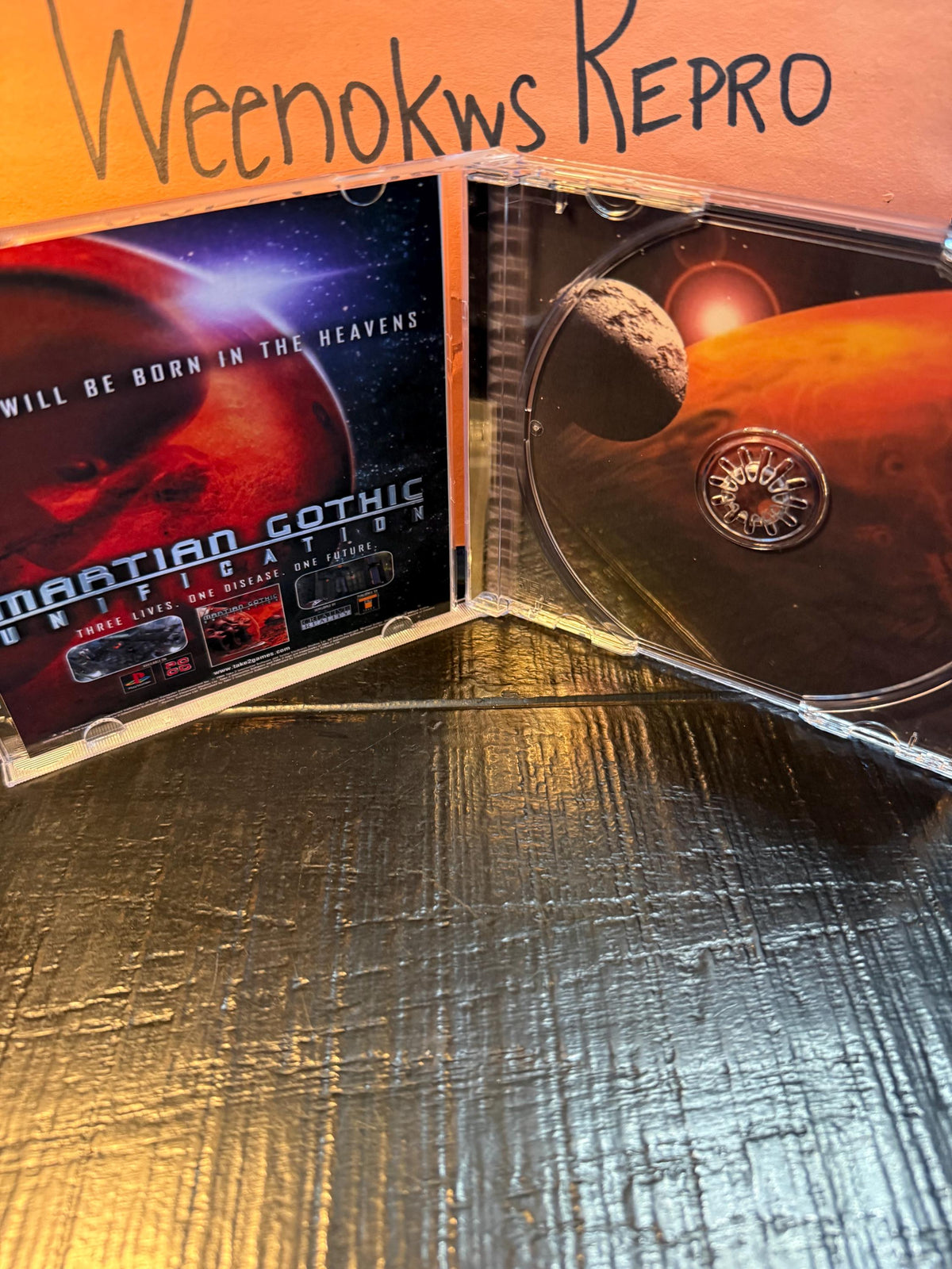 Martian Gothic REPLACEMENT CASE No Disc ps1