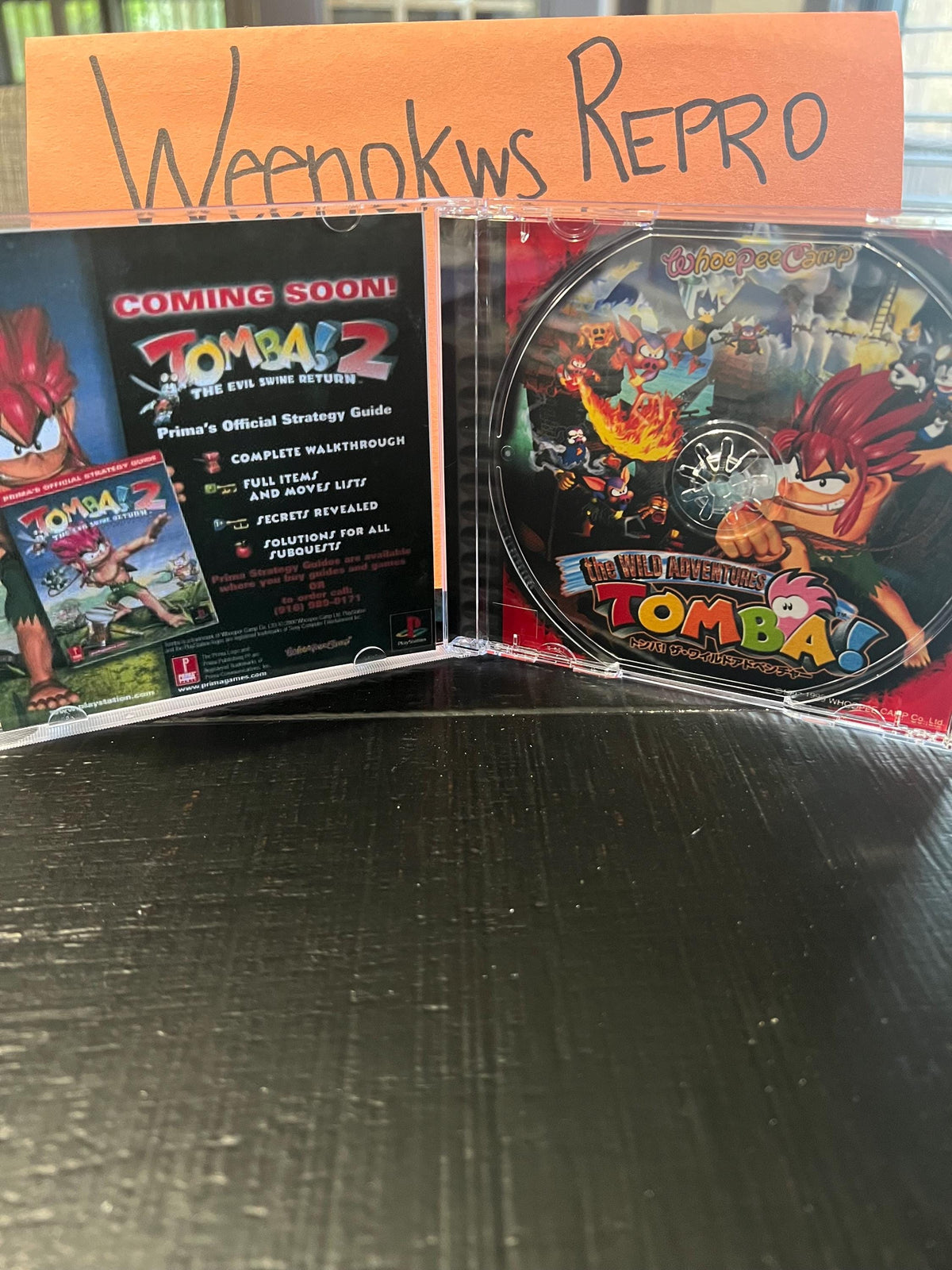 Tomba! 2 The Evil Swine Return REPLACEMENT CASE No Disc ps1