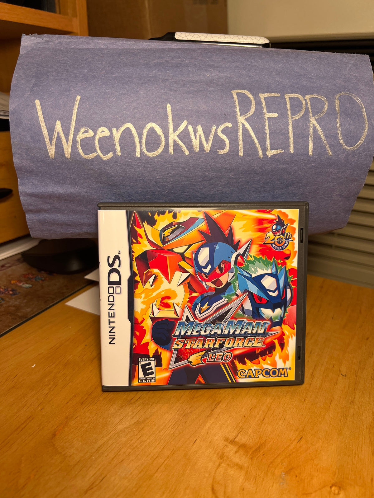 MegaMan Starforce Leo REPLACEMENT CASE No Game! Nintendo Ds