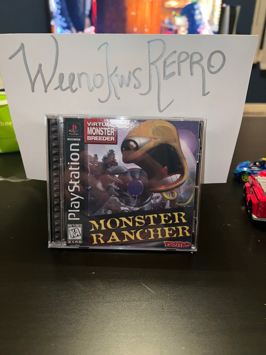 Monster Rancher REPLACMENT CASE No Disc! Ps1