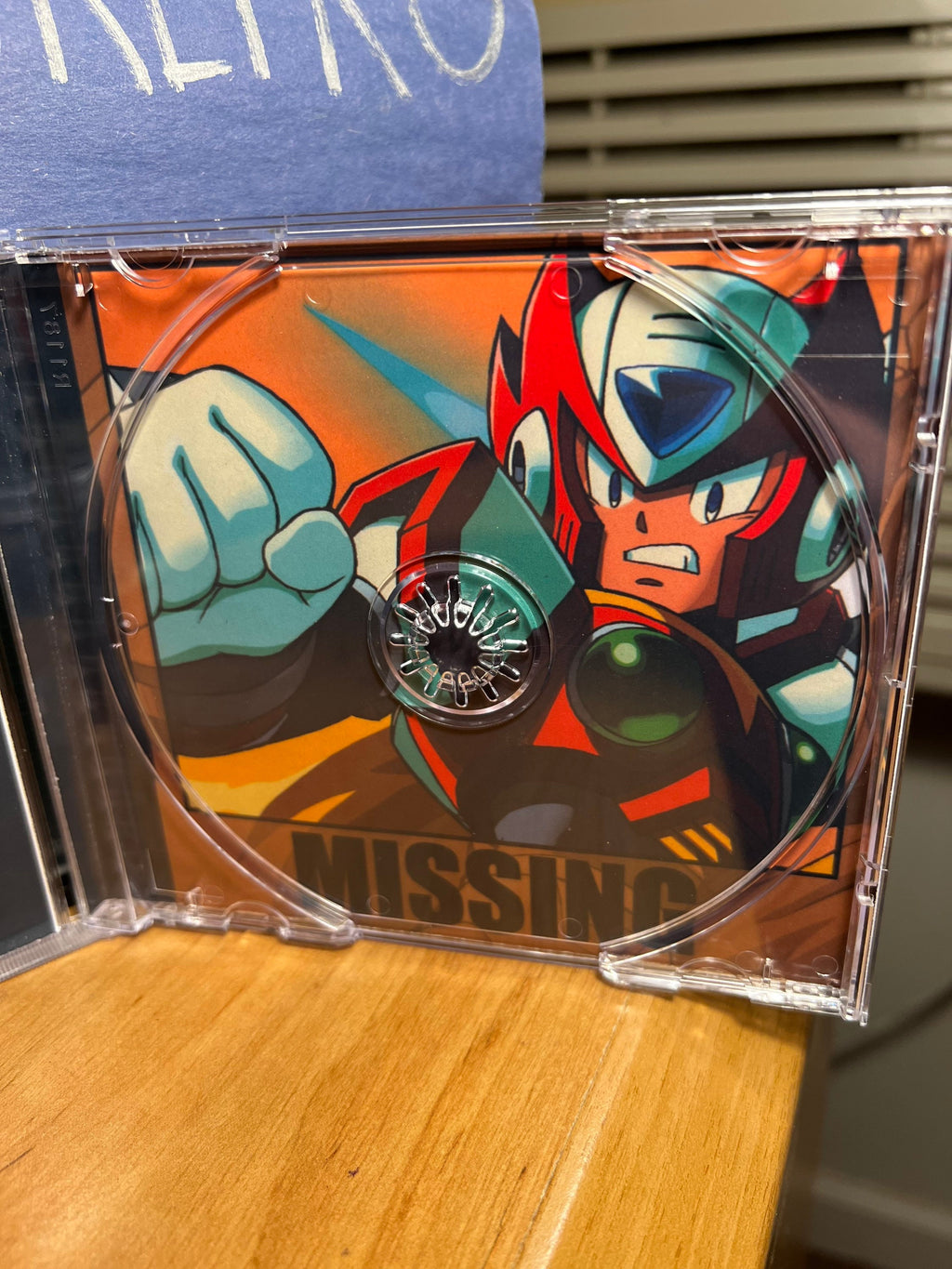 MegaMan X6 REPLACMENT CASE No Disc Ps1