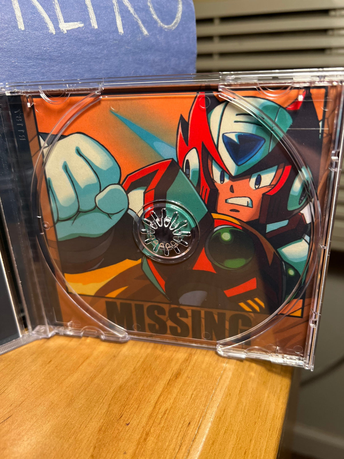MegaMan X6 REPLACMENT CASE No Disc Ps1