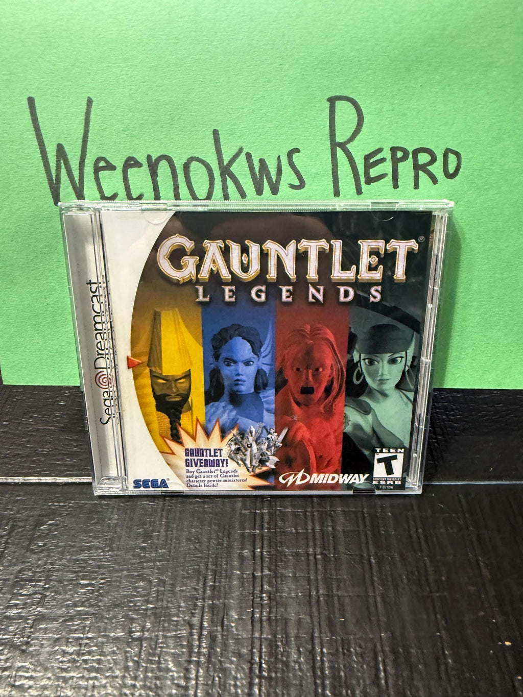 Gauntlet Legends REPRODUCTION CASE No Game Dreamcast
