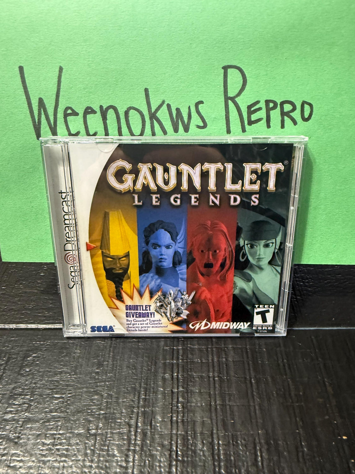 Gauntlet Legends REPRODUCTION CASE No Game Dreamcast