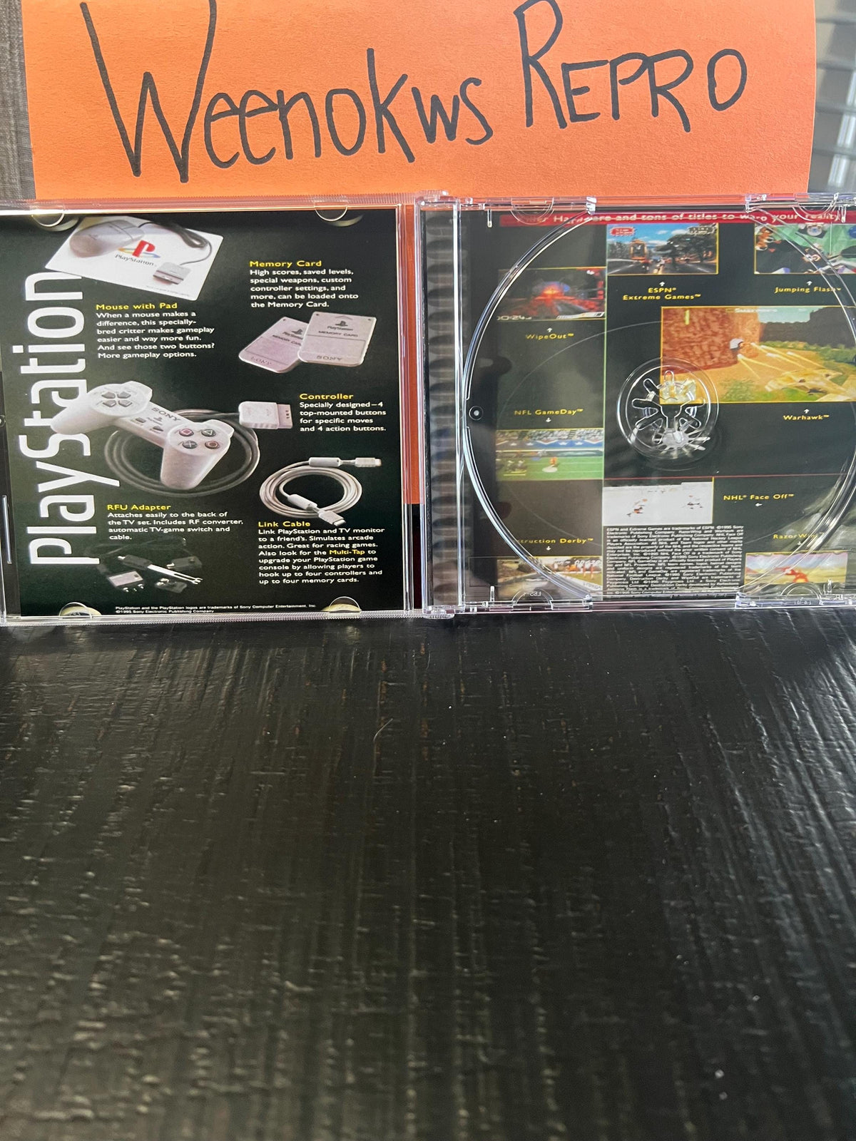 Jumping Flash ! REPLACEMENT CASE No Disc ps1