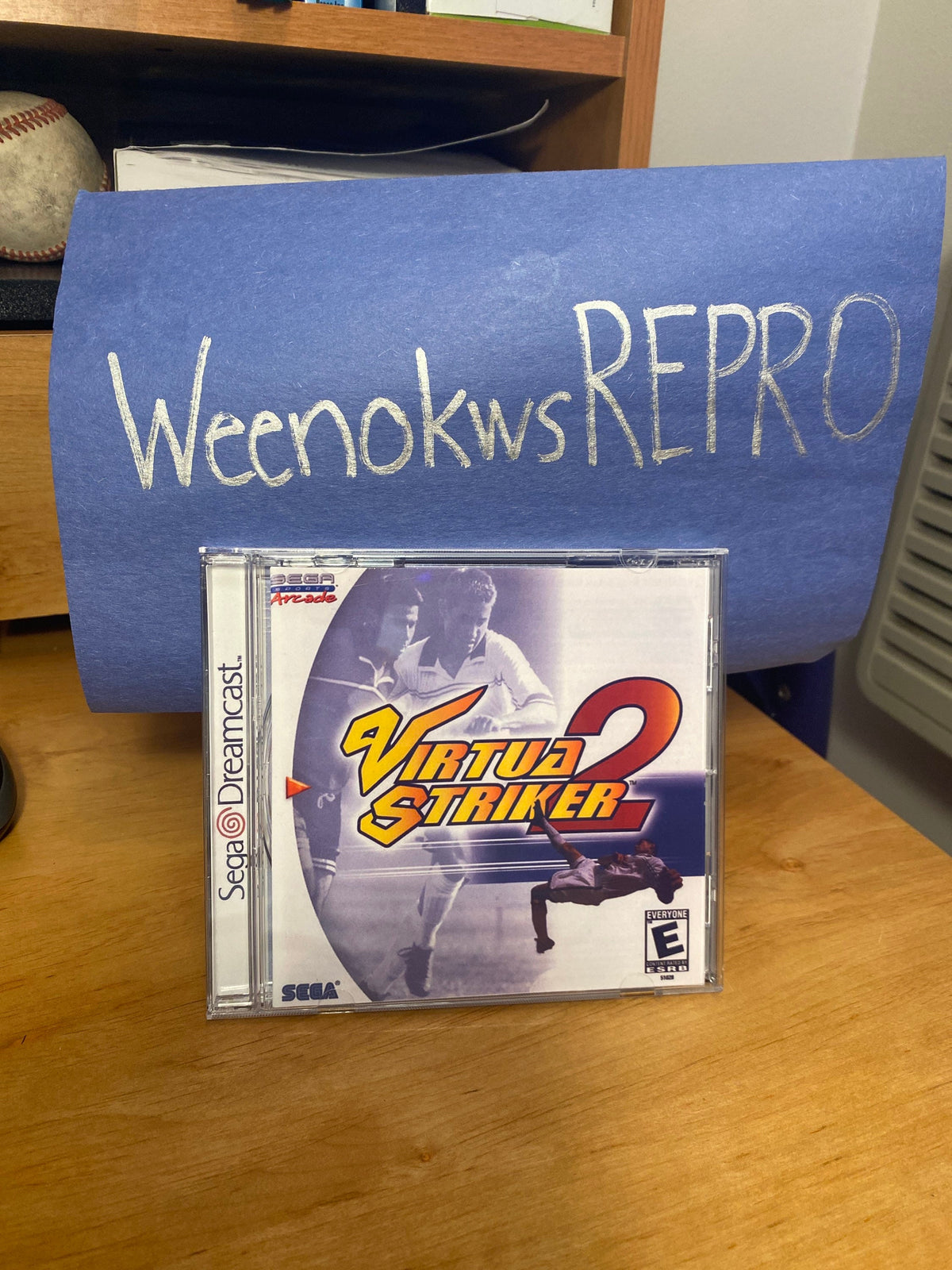Virtua Striker 2 REPRODUCTION CASE No Disc Dreamcast