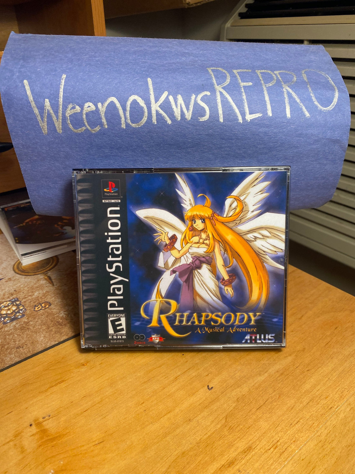 Rhapsody A Musical Adventure REPLACMENT CASE No Disc ps1