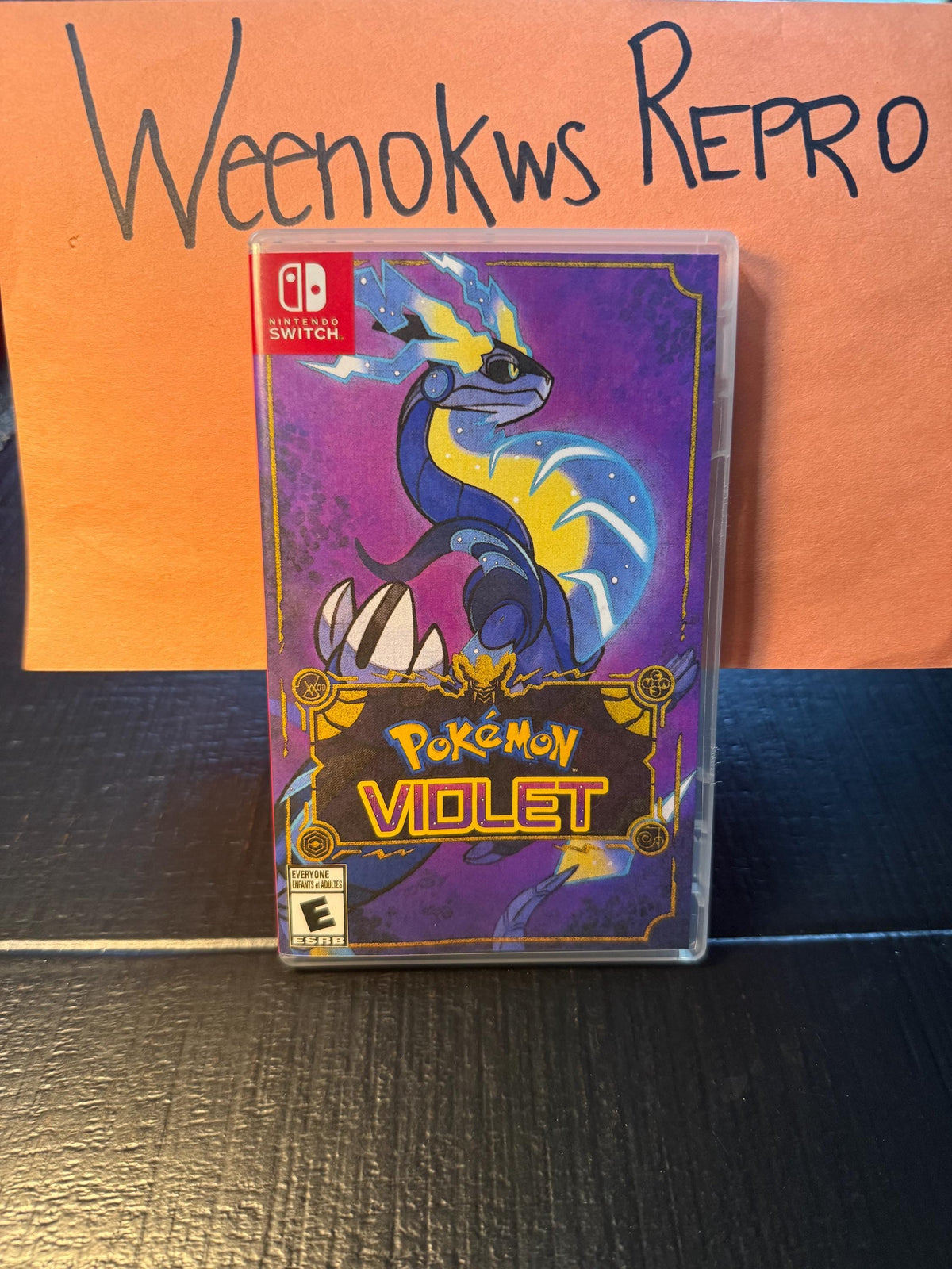 Pokemon Violet REPLACEMENT CASE No Game! Nintendo Switch