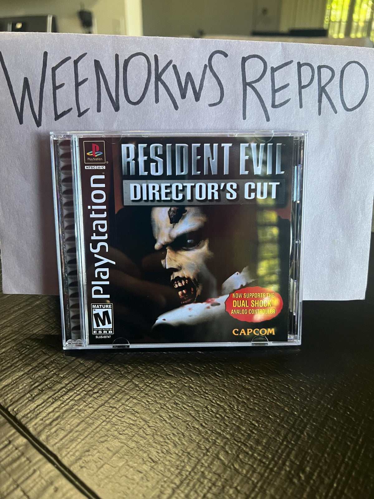 Resident Evil 1 Directors Cut REPLACMENT CASE No Disc ps1