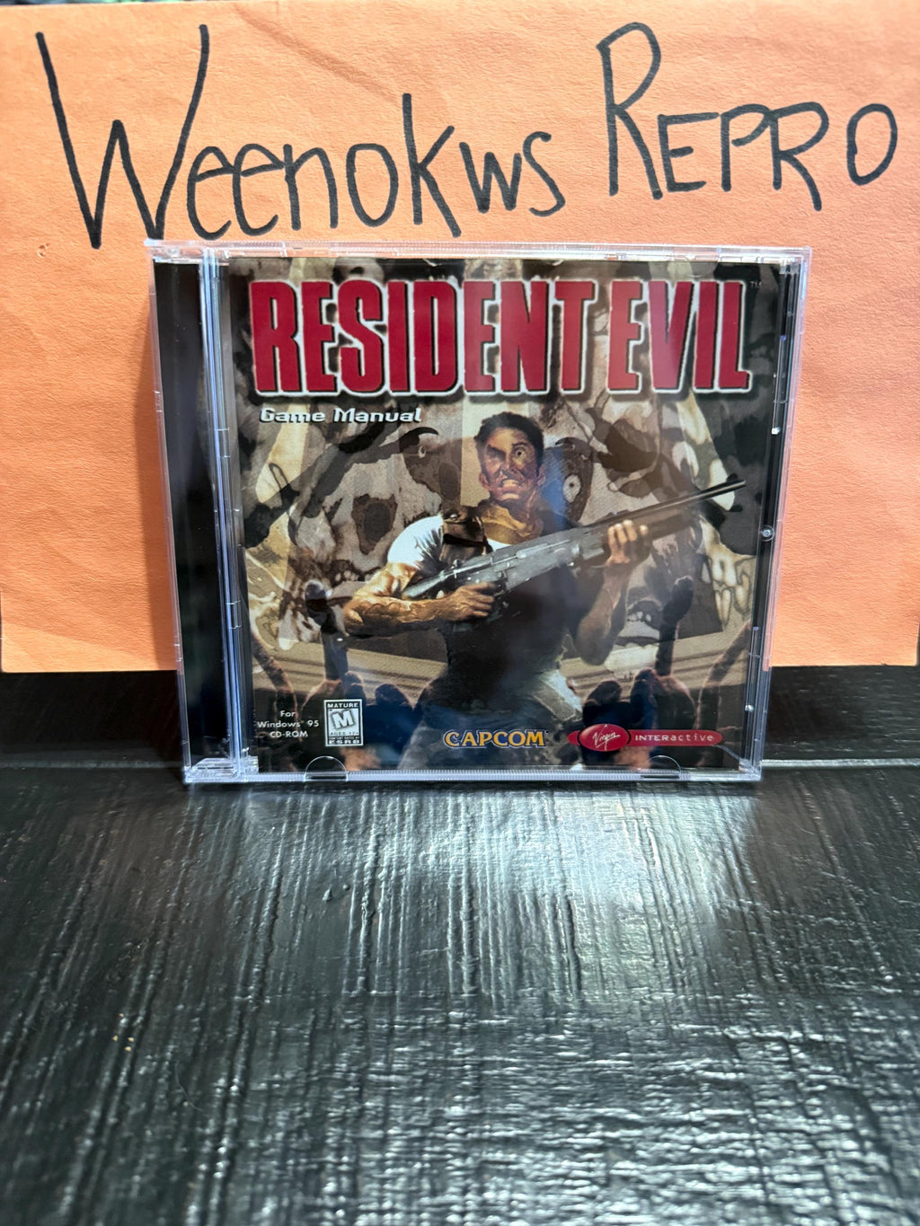 Resident Evil 1 PC version REPLACEMENT Case Only No Disc
