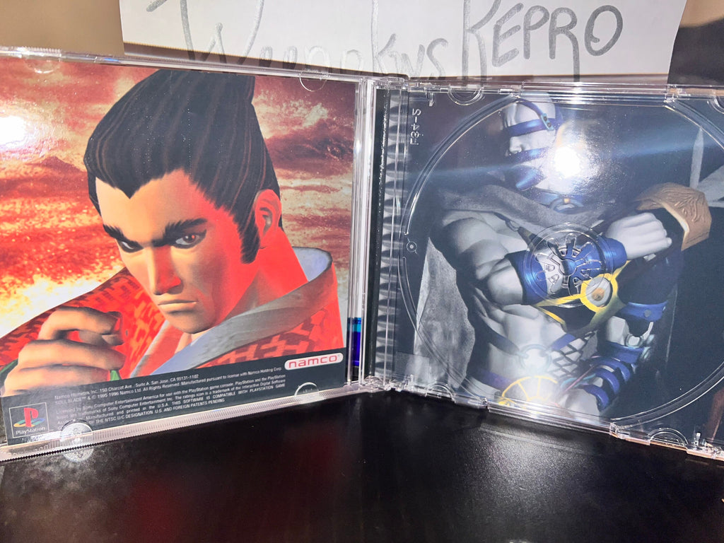 Soul Blade REPLACMENT CASE No Disc! Ps1
