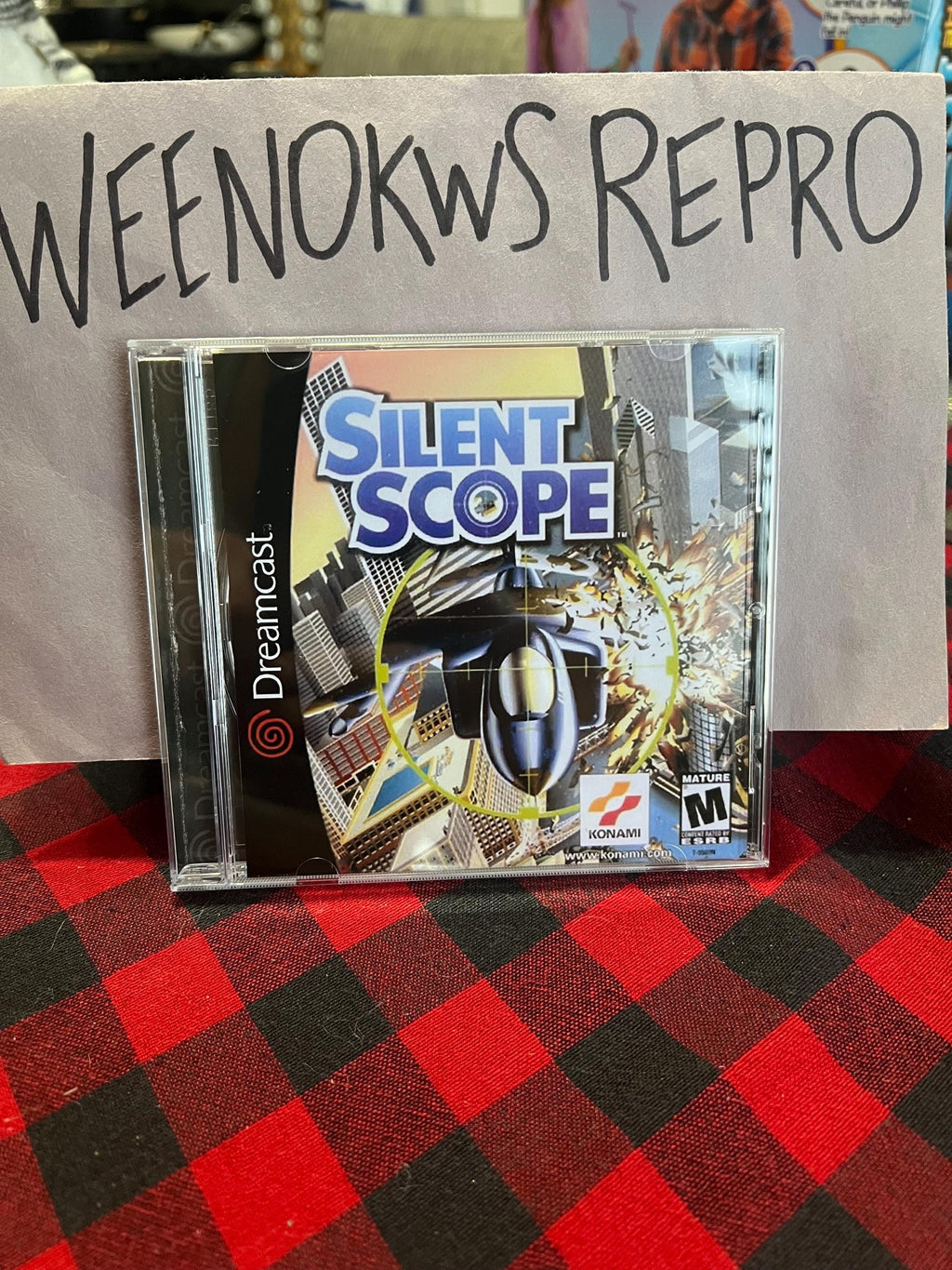 Silent Scope REPRODUCTION CASE No Disc! Dreamcast