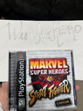 Marvel Super Heroes Vs Street Fighter REPLACEMENT CASE No Disc! Ps1