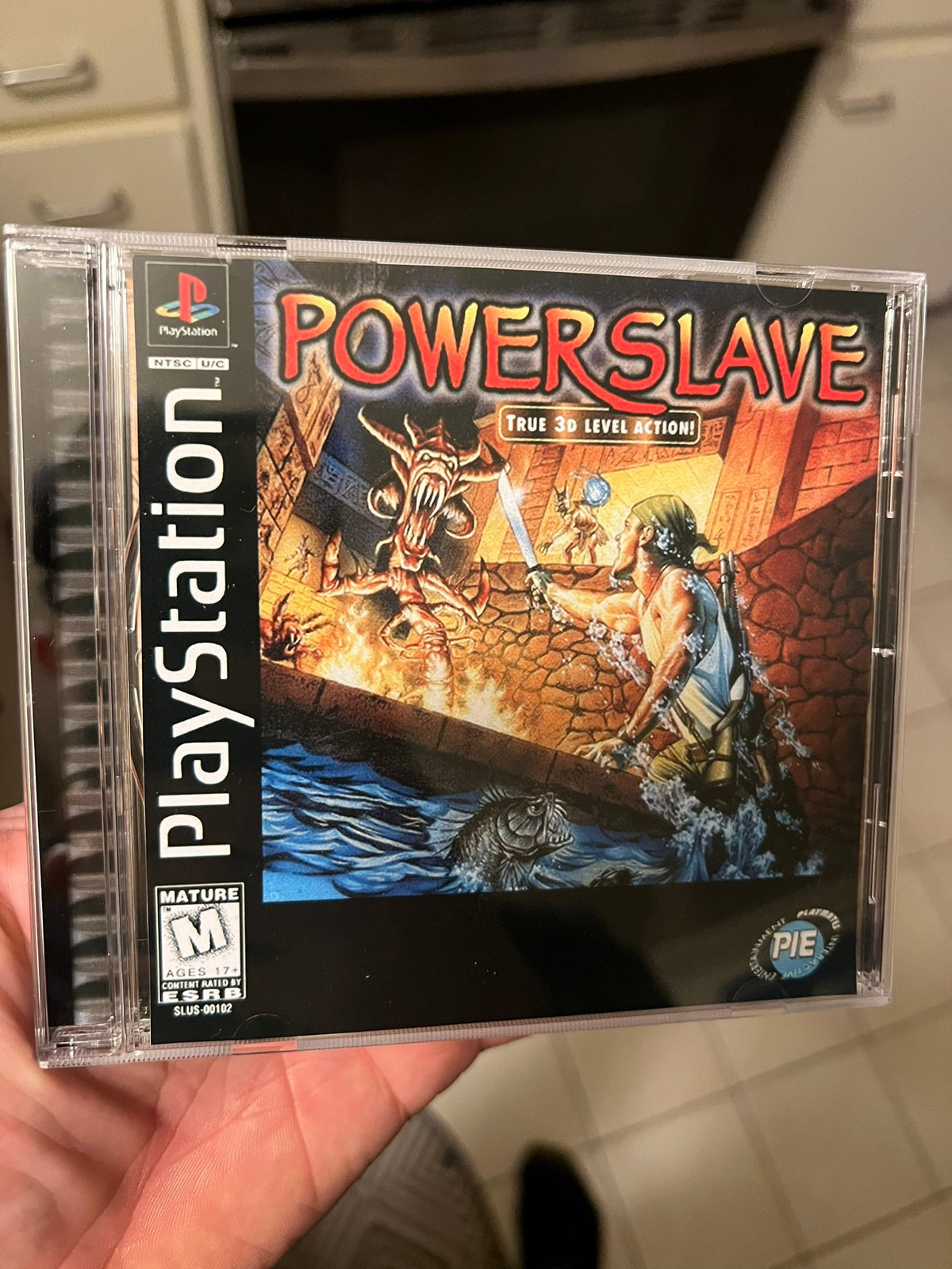 Powerslave REPLACMENT CASE No Disc! Ps1