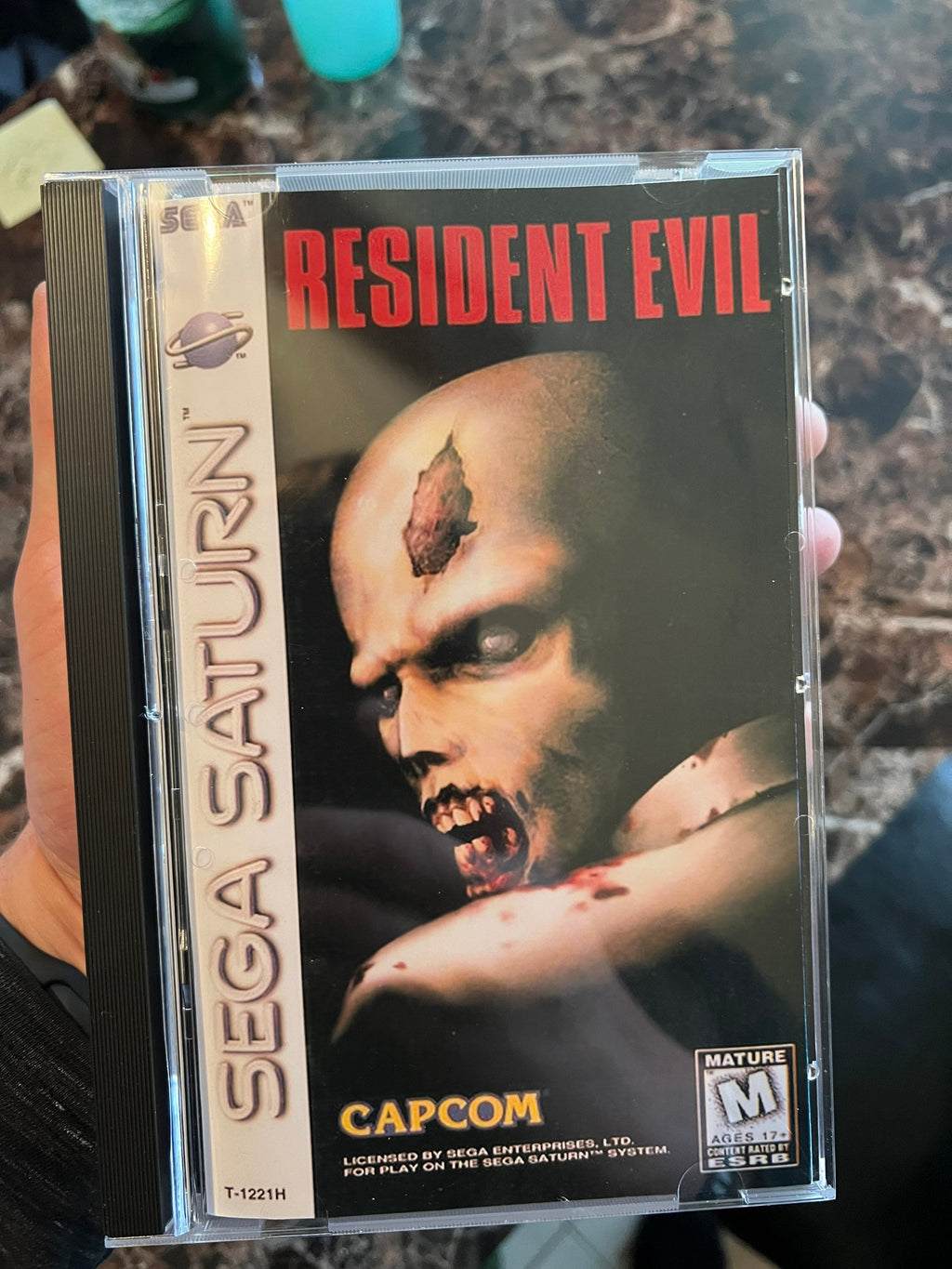 Resident Evil 1 REPLACEMENT CASE No Disc! Sega Saturn