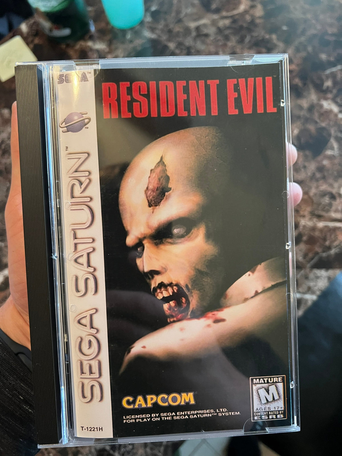 Resident Evil 1 REPLACEMENT CASE No Disc! Sega Saturn
