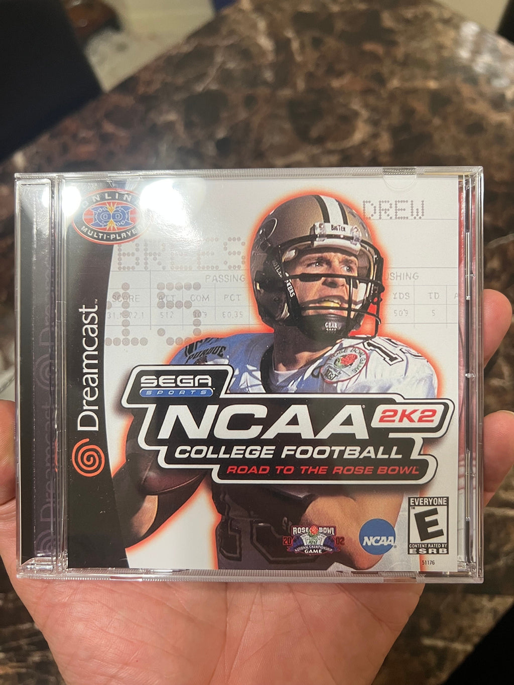 NCAA 2K22 College Football REPRODUCTION CASE No Disc Dreamcast