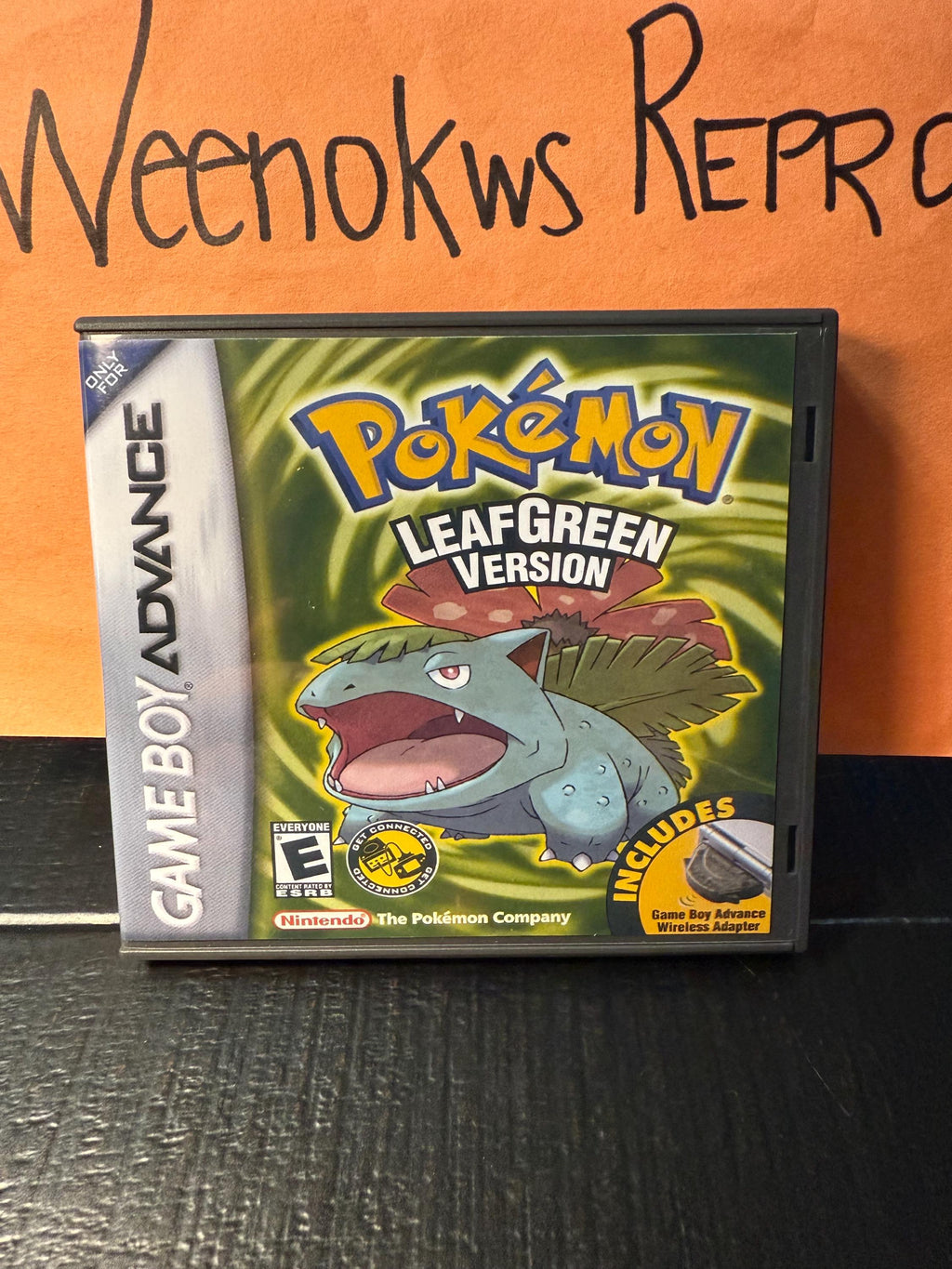 Pokémon Pokemon Leaf Green REPLACEMENT CASE No Game! Nintendo Gameboy Advance GBA