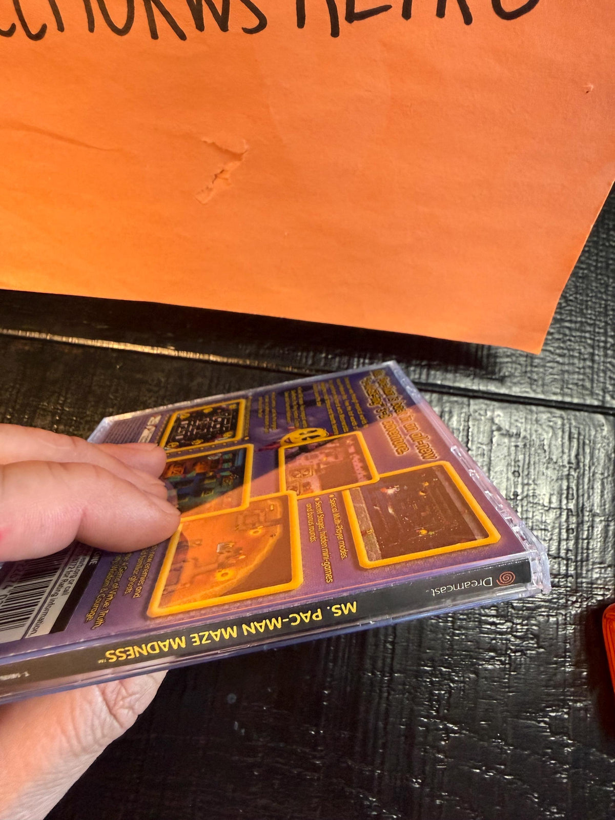 Ms. Pac-Man Maze Madness REPRODUCTION CASE No Disc Dreamcast