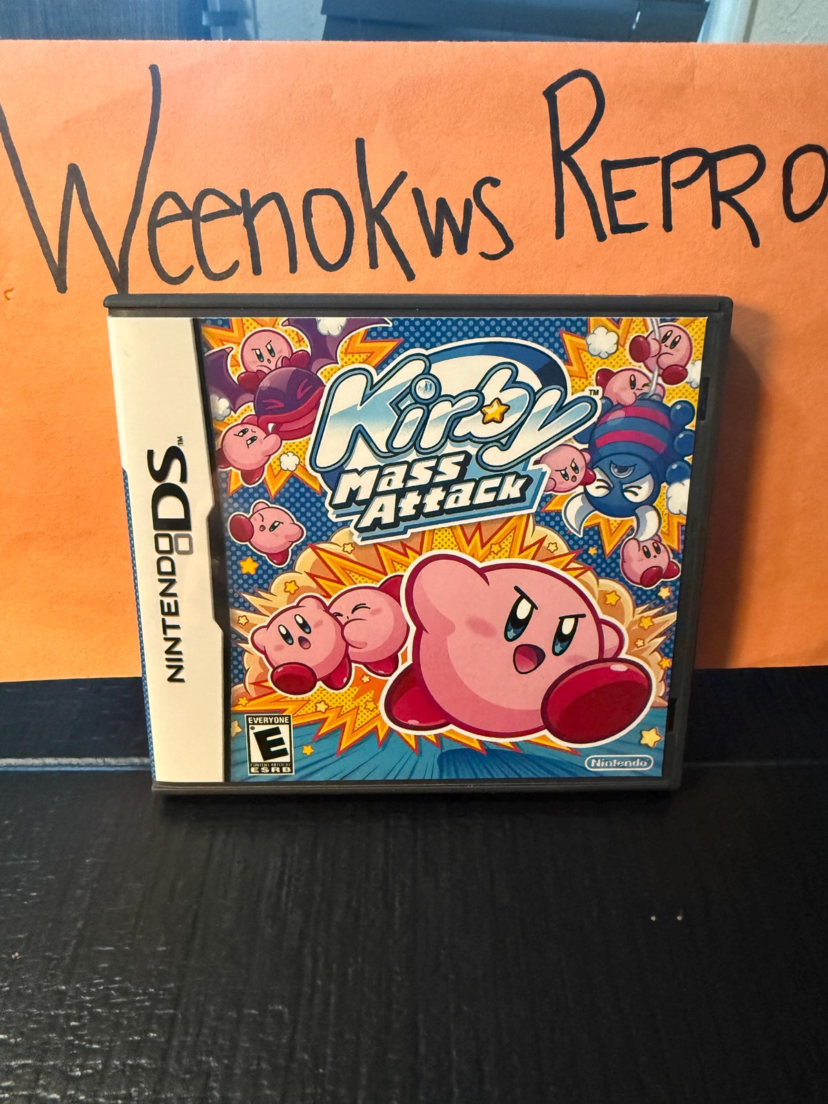 Kirby Mass Attack REPLACEMENT CASE No Game! Nintendo DS