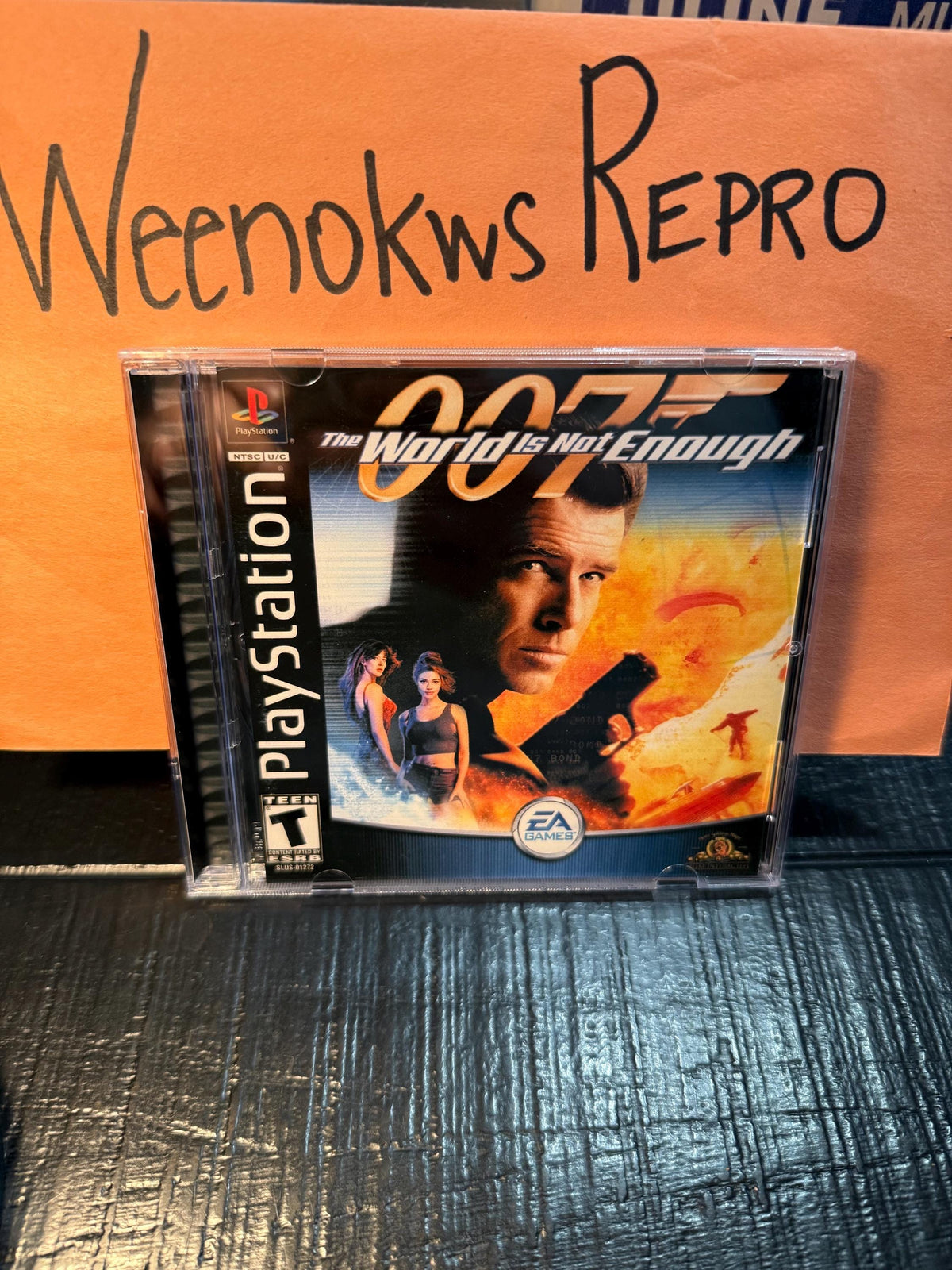007 The World Is Not Enough REPLACMENT CASE No Disc ps1