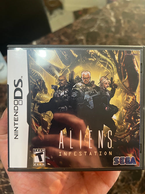 Aliens Infestation REPLACEMENT CASE No Game! Nintendo Ds