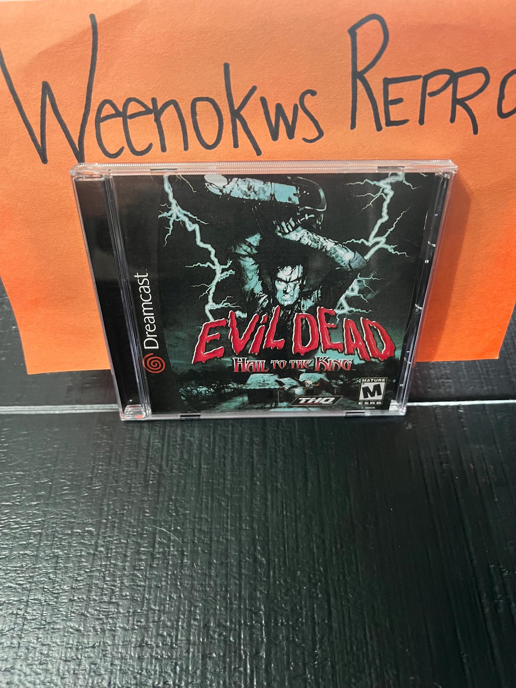 Evil Dead Hail to the King REPRODUCTION CASE No Disc Dreamcast