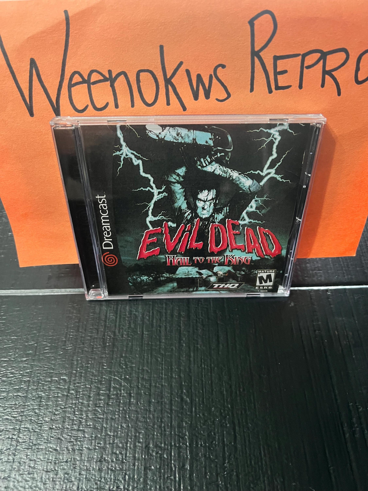 Evil Dead Hail to the King REPRODUCTION CASE No Disc Dreamcast
