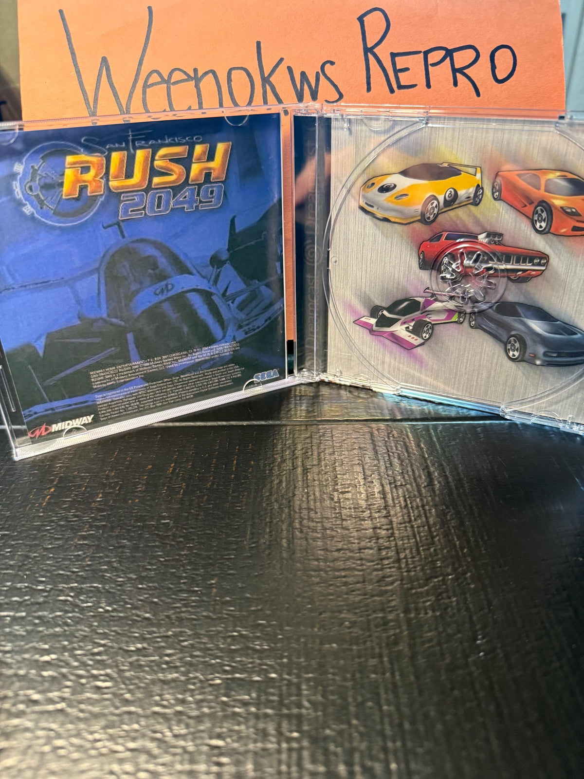San Francisco Rush 2049 REPRODUCTION CASE No Disc Dreamcast