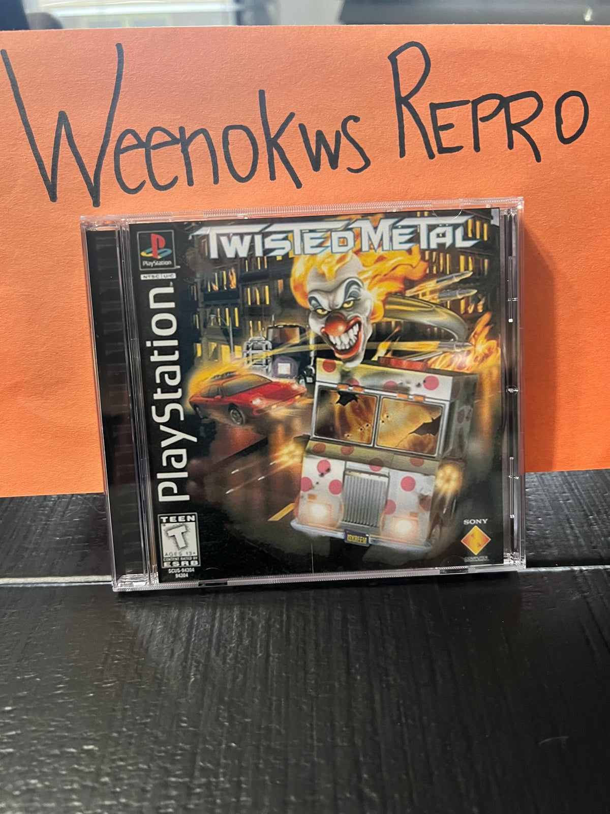 Twisted Metal 1 REPLACMENT Case Only No Disc