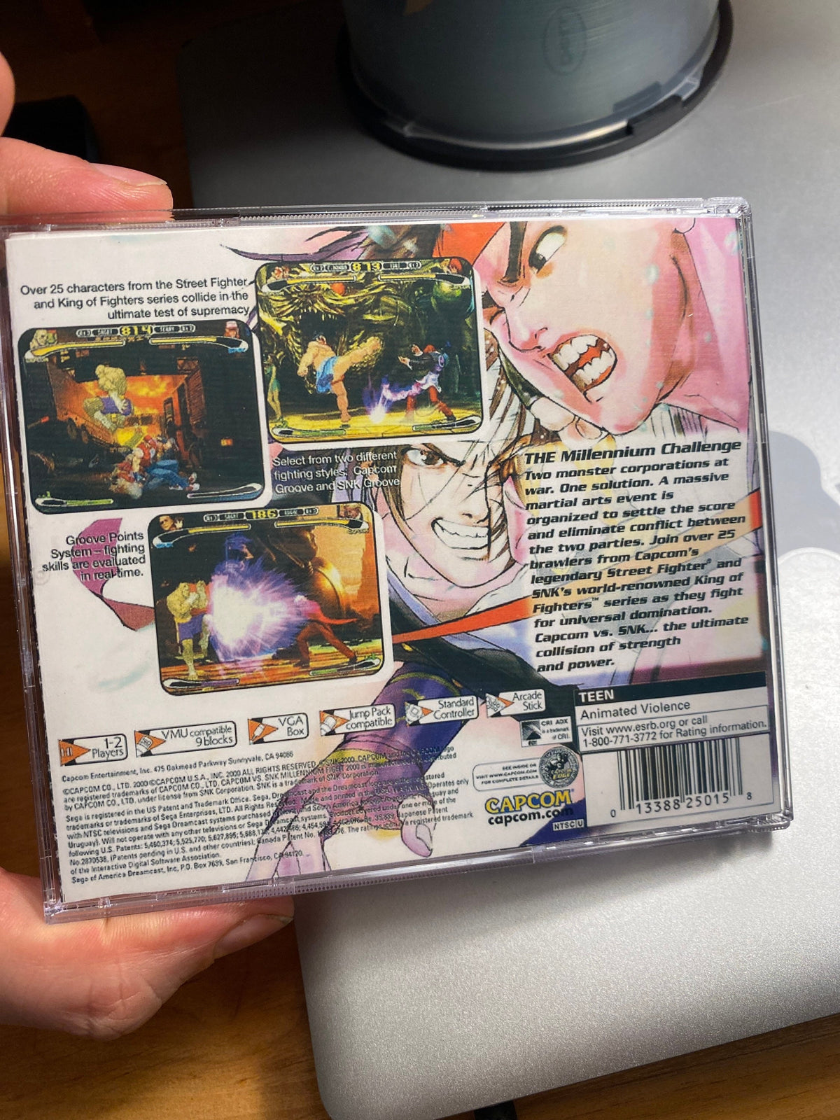 Capcom vs SNK REPRODUCTION Case No Game Dreamcast